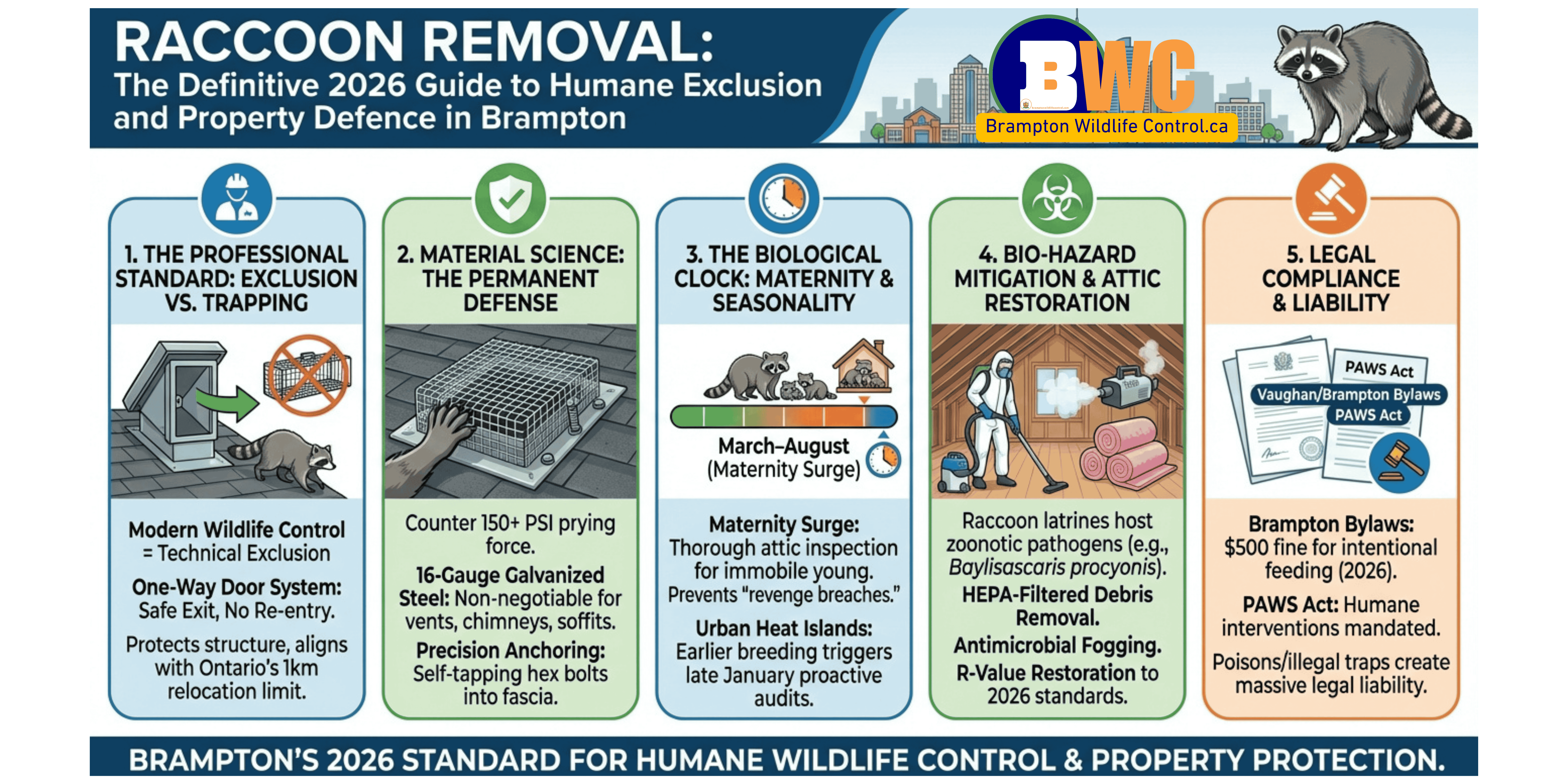 Humane Control Brampton Wildlife Control Inc.